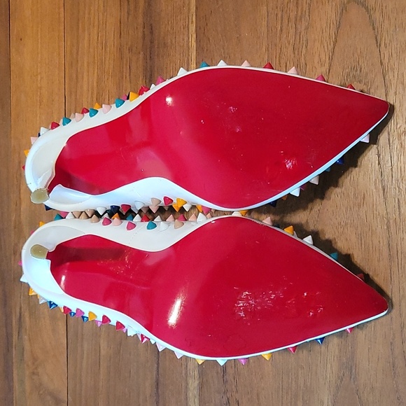 Christian Louboutin Multicolor Pigalle Spike Pumps - Picture 11 of 15